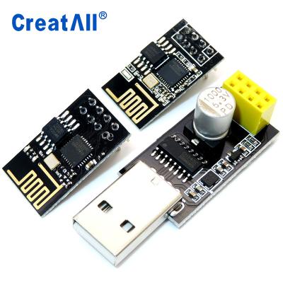 China Programmer Adapter UART GPIO0 ESP-01 Adaptater ESP8266 CH340G USB Programmer Adapter ESP01 to ESP8266 Wifi Development Board Serial Wireless Module for sale