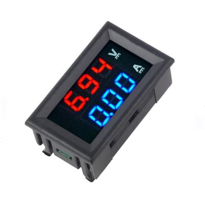 China DC Voltage and Current 1A 10A 50A 100A Dual Inch 0.28inch LED Digital Voltmeter DC 0-100V 1A 10A 50A 100A 0.56 Meter LED Digital Display Meter for sale