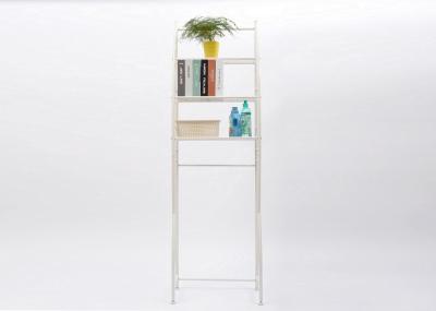 China H106 Bathroom Floor Standing Shelves Rust Resistant With Satin Nickel Finish for sale