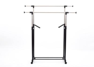 China Simple Houseware Folding Laundry Drying Rack With Elegant Chrome Finish for sale