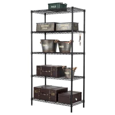 China H276 Free Standing Metal Shelving Unit , Wire Storage Shelves For Kitchen / Office for sale