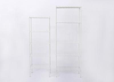 China H327 Powder Coated Shelf WHITE Color 126CM Height With Adjustable Foot for sale