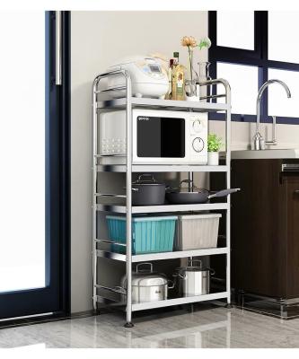 China H291 Stainless Steel Storage Shelves Heavy Duty Standing 330Lbs Max. Load for sale