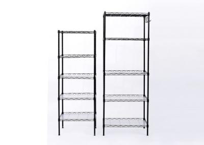 China Living Room Metal Book Shelves , Standing Type Industrial Metal Bookshelf for sale