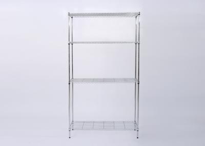 China Unidad plateada Chrome multi el 100*35*180CM de la estantería ajustable del pie del almacenamiento del propósito H314 en venta