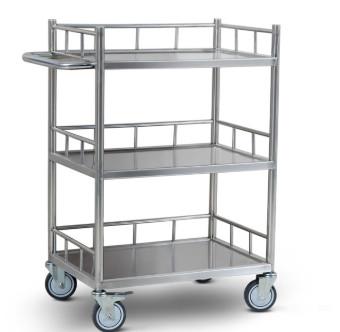 China Stainless Steel Trolley Cart For Scientific Laboratory for sale