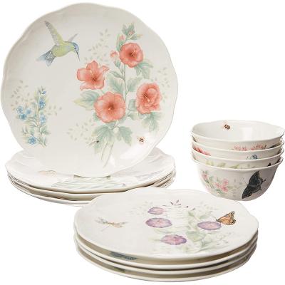 China Sustainable High Value Household Dinnerware Set Luxury Dinnerware Set for sale