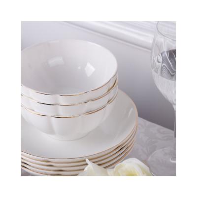 China Viable wholesale set of bone china dinnerware dinnerware dishes from the market for sale