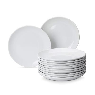 China Sustainable European Royal Luxury Porcelain Dinnerware Fine Dining Dishes Sets for sale