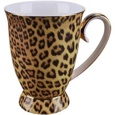 China Handmade Unique Spotted Ceramic Smart Supplier Viable Enamel Gift Empty Mugs for sale