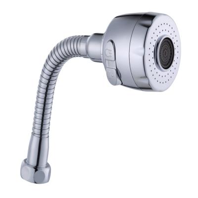 China Wholesale Two Modes 360 Degree Swivel Anti-Splash Water Outlet Kitchen Faucet Aerator With 2 Flows Hose For Kitchen Faucet for sale