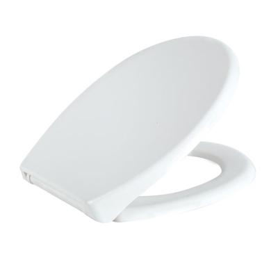 China Slow-end toilet seats extended toilet lid cover UF slow closing UF soft closing toilet seat with soft closing feature for sale