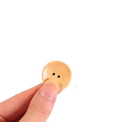 China Unleaded ; Washable; button 9mm nickel free wood natural premium 22mm for sewing craft clothing hearts round black Brown color made for sale