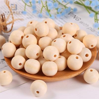 China Jewelry Making 6mm 8mm DIY Unfinished Wooden Bead Craft Wooden Loose Bead For Jewelry Crafts Bead Handmade Making Necklace Bracelet Wristle for sale