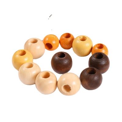 China Making Jewelry OEM Unfinished Wooden Loose Bead Bracelet Opens Making Natural Wooden Beads Tassel Keychian Bracelet Jewelry For Home Decor for sale