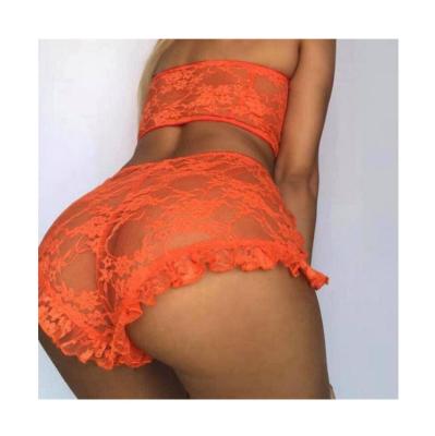 China Wholesale Spandex Women's Underwear Sets Sexy Lingerie Underwear Panties See Lace Women's Underwear for sale