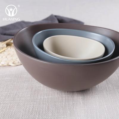 China Viable wholesale cheap japanese korean matte color porcelain style porcelain udon ramen noodle bowl ceramic bowl for sale