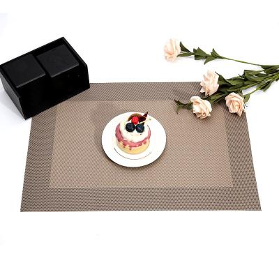 China Sustainable Non-slip Set Mat For Dining Table Modern PVC Set Mat Cup Pad Pot Holder For Kitchen for sale