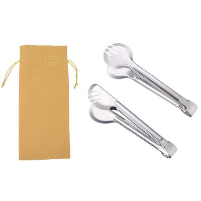 China Sustainable Classic Stainless Steel Food Tongs GRILL Bread Food Serving Kitchen Utensil Tongs for Cooking Desserts for sale