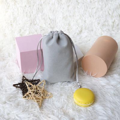 China Jewelry Storage DEQI Travel Jewelry Bag Organizer Gift Wrap Bag Drawstring Storage Bag for Promotional Lipstick Sunglasses for sale