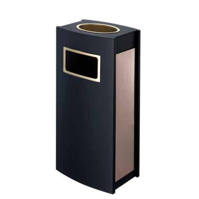 China A Sustainable Trash Can With An Ashtray In The Hotel Lobby Stainless Steel Trash Can Garbage Bins for sale