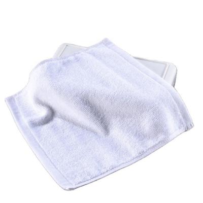 China Factory supply hotel restaurant small viable high quality soft white pure cotton direct kindergarten customized cleaning towel for sale