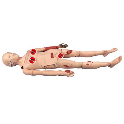 China Advanced Trauma Simulator School Model Nursing Training Manikin Trauma Simulator Manikin Teaching Product for sale