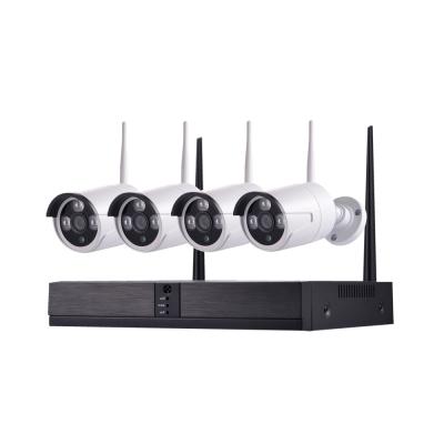 China NIGHT VISION IP 2Mp Camera 4 Channel Waterproof Wireless Wifi Nvr Kit Cctv Video Security Camera System for sale