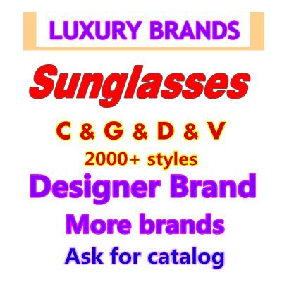 China Fashion sunglasses 2022 metal famous logo PC men women designer shades brands square frame sunglasses branded sunglasses for sale