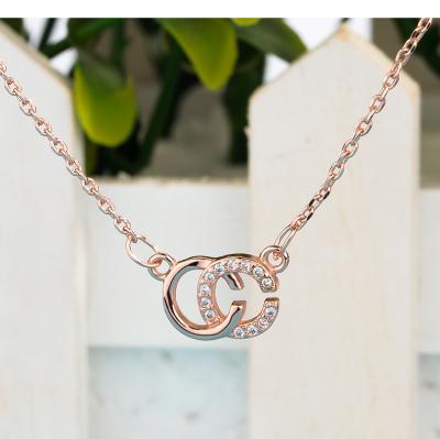 China Fashion New Arrival Jewelry For Women Necklace Stainless Steel Luxury Brand Pendant Designer Necklace for sale