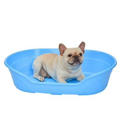 China Travel Summer Nest Plastic Bite Resistant Resin Nest With Ice Mat Pet Bed for sale