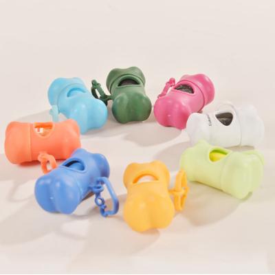 China Custom Degradable Cornstarch Poop Plastic Bag Biologisch Round Handle Eco Friendly Compostable Dog Carrier for sale