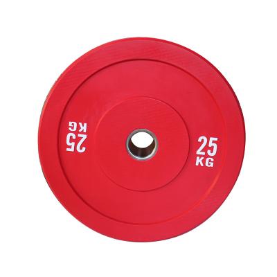 China Durable Premium Rubber Barbell Plates Gym Wholesale Sell Well Colorful Weight Barbell Plate for sale