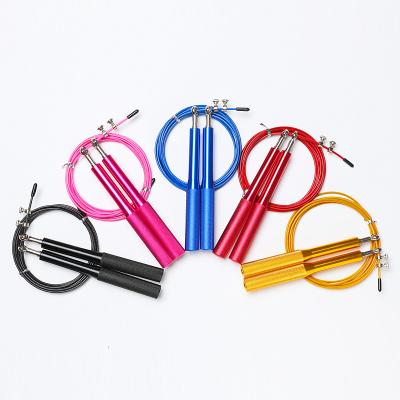 China Long Grip Fast Speed ​​Adjustable Fitness Rope Colorful Jumping Ski Jump Rope for sale