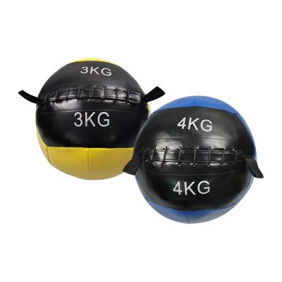 China Comfortable PU Wall Ball Fitness Weightlifting Soft Slam Ball for sale