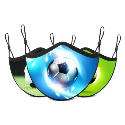 China Multi-Functional Custom High Quality Men's Football Face Cover Five Face Cover Cool Winter Cool Reusable Facemask for sale