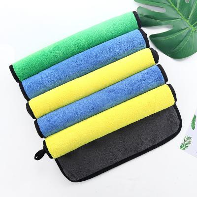 China Bestselling High Quality Super Absorbent Microfiber Water Safe Child Friendly Fleece Car Towel Cleaning Cloth High Density Coral Towel For Car for sale