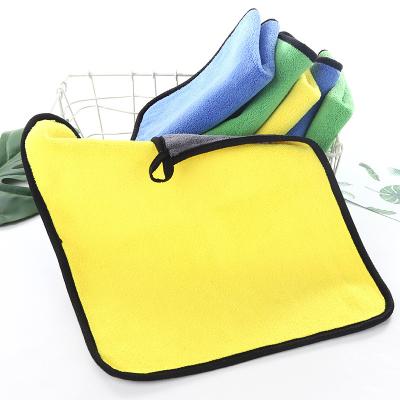 China High Quality Super Absorbent Microfiber Fleece Car Towel Cleaning Cloth High Density Coral Wash Towel Child Safe Water For Car for sale