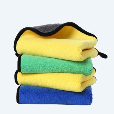 China High Quality Coral Super Water Wash Microfiber Towel Car Cleaning Towel Absorbent Microfiber Towel Wholesale Kid Safe Fleece for sale