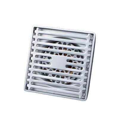 China Yukde Modern Factory Price SUS304 Stainless Steel Mirror Polish Square Linear Floor Drain for sale