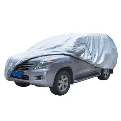 China Sports Silver UV Protection Waterproof Sun Protection Car Cover Universal for sale