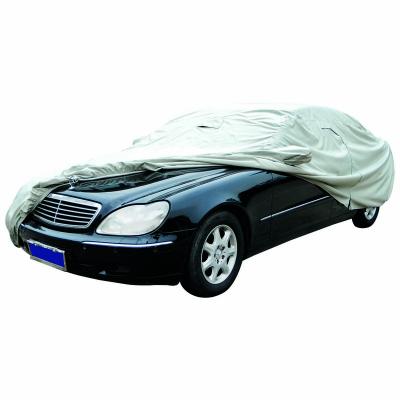 China Sports Dustproof Resistant 150D Polyester Waterproof Sun Protection Universal Car Cover for sale