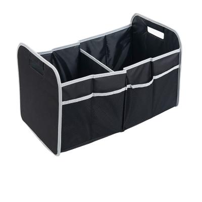 China AUTOP Business Factory Price Polyester Material 54x31x30cm Black Color Trunk Organizer Car Storage for sale