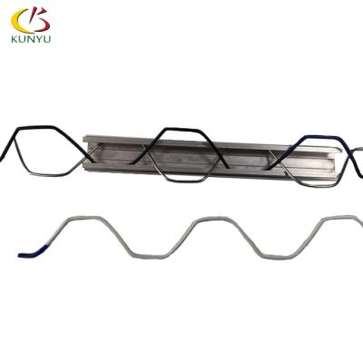 China Recycle Agriculture Greenhouse High Quality Accessories Wave Zigzag And Wire Spring Locking Profile Aluminum Alloy Channel for sale