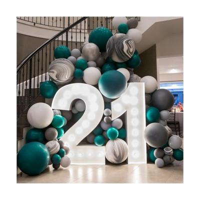 China The single light marquee number for birthday party celebration marquee number 4ft marquee letters giant light letter for sale