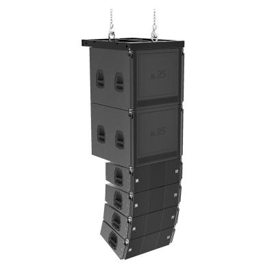 China VA Black Dual 10 inch Line Array Buitenluidsprekers 800W passief Te koop