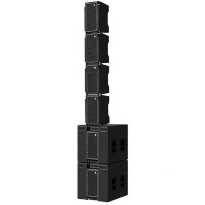 China Coaxial Active Line Array Dual 8 inch 380W Church Line Array luidsprekers Te koop