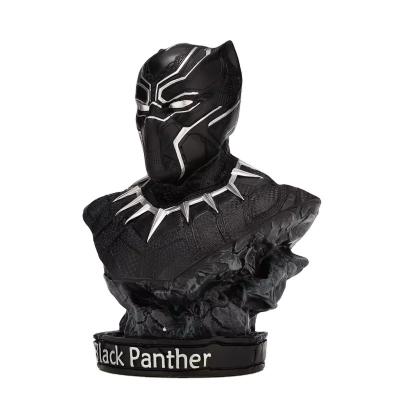 China Custom Japan Office Decoration Gift Black Panther Spider Man Indoor Wonder Schemes Liberty Bust 18cm High Resin Statue for sale