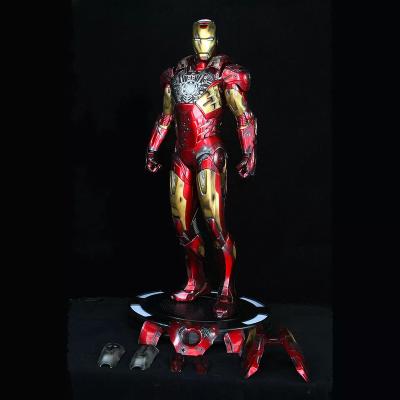 China Japan Good Quality Hot Selling 1:1 Handmade 3D Scale Modeling Life Size Anime Statue Resin Destroyed By War Great Marvel Figure Iron Man MK7 for sale