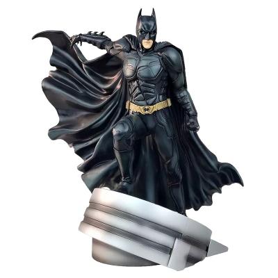 China Handmade Wholesale 2007 Dark Black 3D Marvel Crusader Japan Factory Bat-man Dark Marvel Collectibles Statue for sale